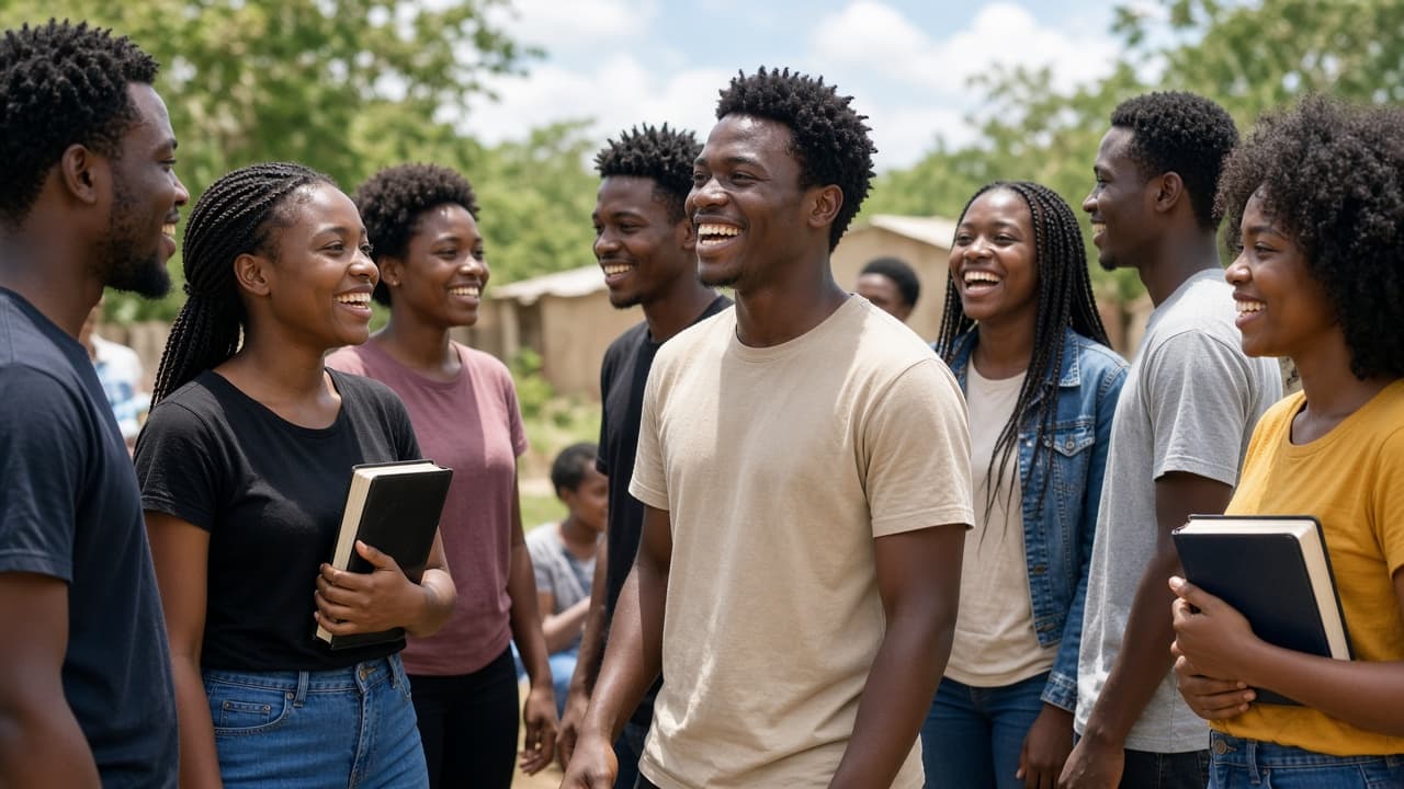 Young people on gospel outreach