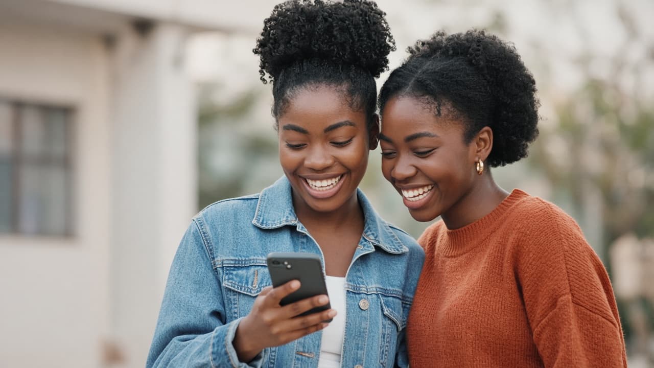 Young women of the church smiling together